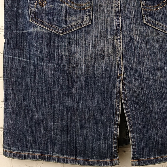 Maurice's Denim Blue Jean Skirt Size 7/8 - Picture 4 of 6
